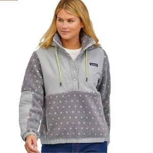 Patagonia Women’s Shelled Retro-X Fleece Pullover Salt Grey Heather